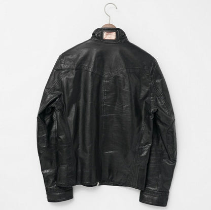 Dolce&Gabbana Riders Jacket G9508L/Fulh6 Leather Black Mens 44