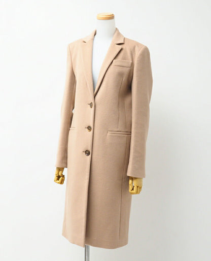 Gucci Coat 455739 Zgw07 Wool Light Beige Women 38