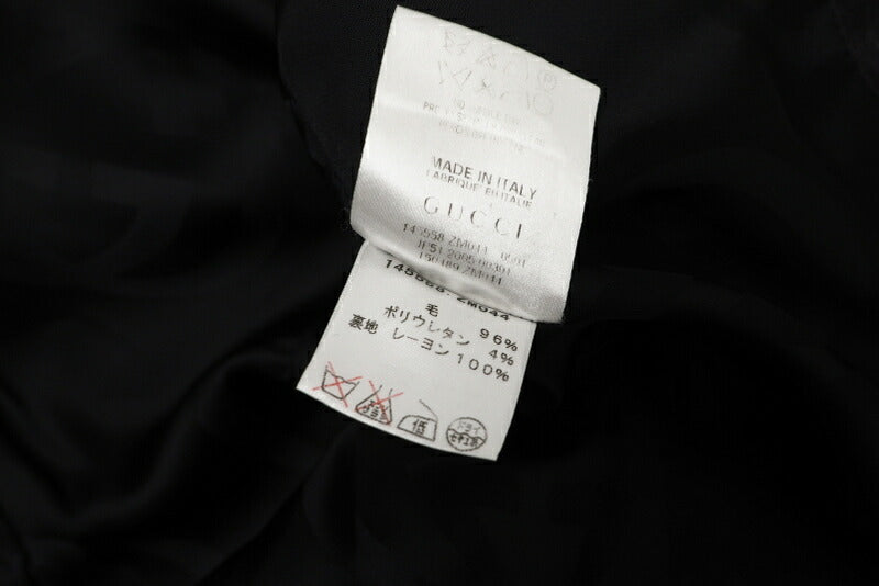 Gucci Jacket 145558.Zm044 96% Wool, 4% Polyurethane / Lining