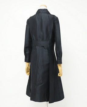 Celine Coat 322.7307692 Silk Black Women 38
