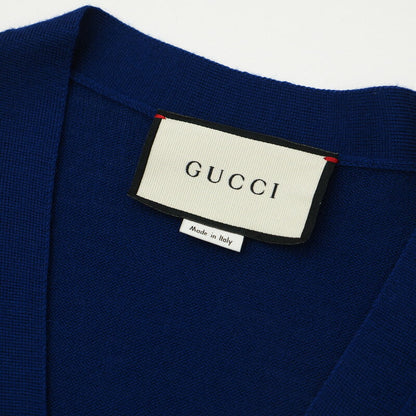 Gucci Knit 597800 Knit Blue/Red/Ivory Women Xs