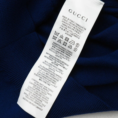 Gucci Knit 597800 Knit Blue/Red/Ivory Women Xs