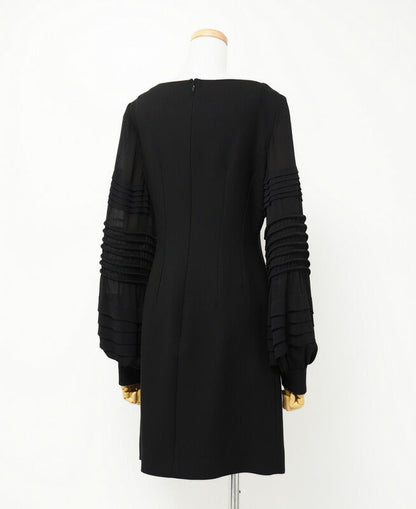 Louis Vuitton One Piece Fgro44Hoj 983N Silk Black Women 34