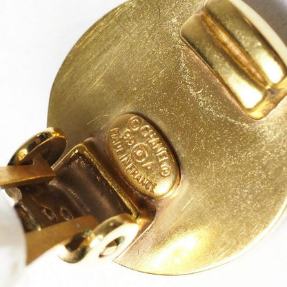Chanel Earring Plating Yellow Women