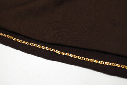 Chanel Jacket P08091 Wool Brown / Gold Women 42