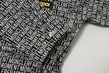 Moncler Hoodie E109U4100100/539Kp Nylon Two-Tone (Black) Mens 7