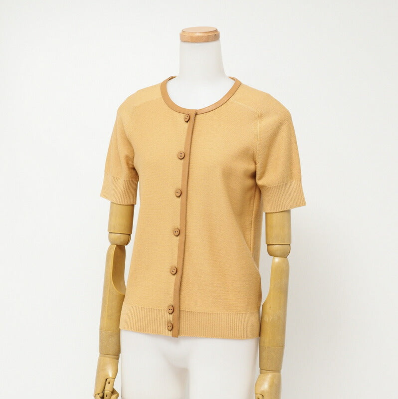 Hermes Cardigan Knit Camel 34