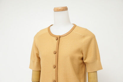 Hermes Cardigan Knit Camel 34