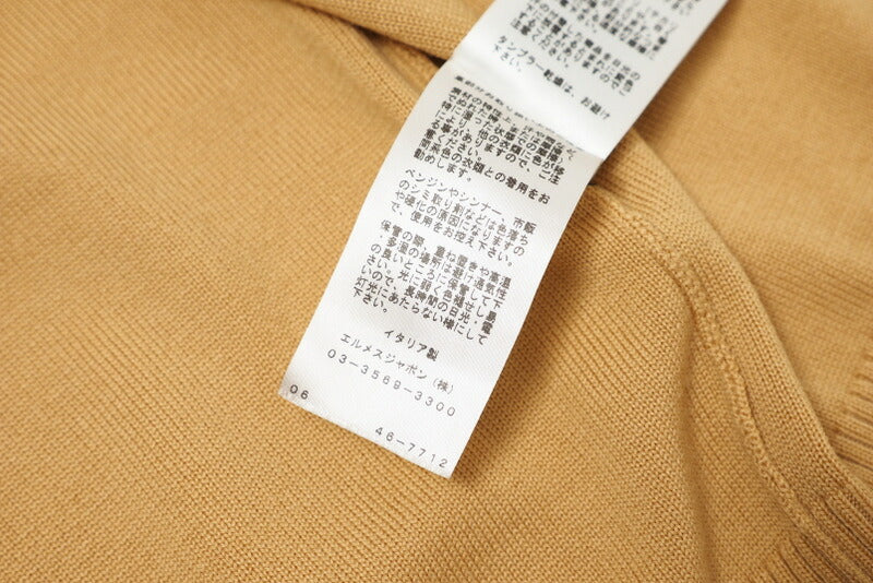 Hermes Cardigan Knit Camel 34