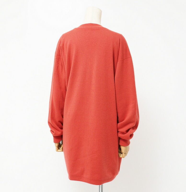 Hermes Knit Cashmere 100% Coral/Terracotta Women L