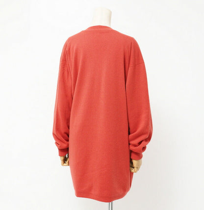 Hermes Knit Cashmere 100% Coral/Terracotta Women L