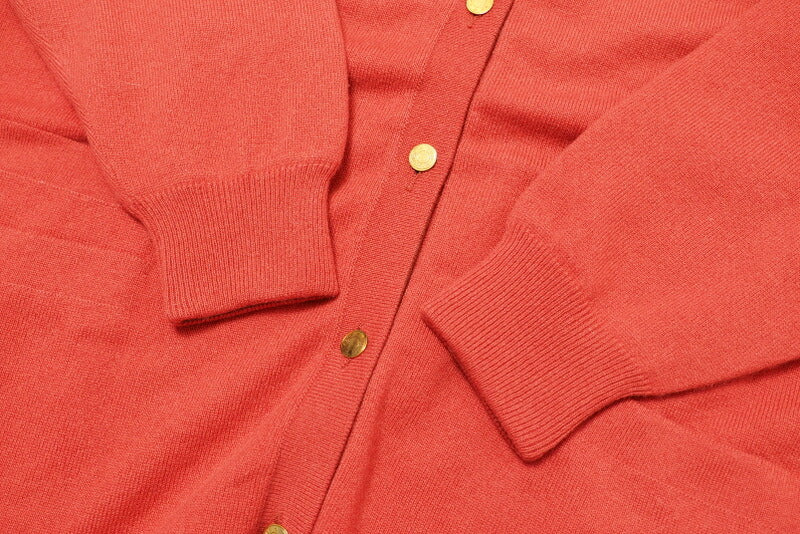 Hermes Knit Cashmere 100% Coral/Terracotta Women L