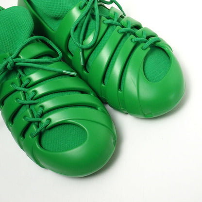Bottegaveneta Sneakers Rubber/Knit Green Mens 40