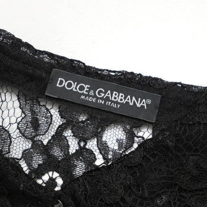 Dolce&Gabbana Blouse F5830T Race Black Women 42