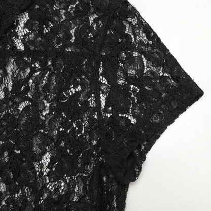 Dolce&Gabbana Blouse F5830T Race Black Women 42
