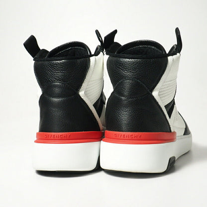 Givenchy Sneakers Leather Black / White / Red Wing Mens 41