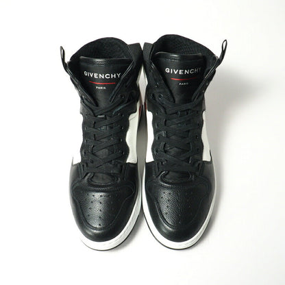 Givenchy Sneakers Leather Black / White / Red Wing Mens 41