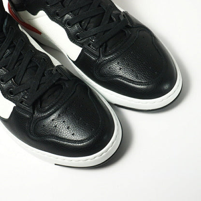 Givenchy Sneakers Leather Black / White / Red Wing Mens 41