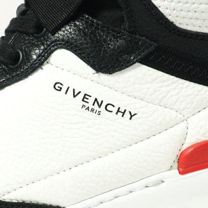 Givenchy Sneakers Leather Black / White / Red Wing Mens 41