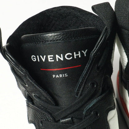 Givenchy Sneakers Leather Black / White / Red Wing Mens 41