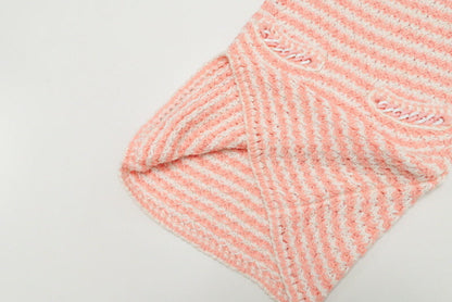 Chanel Knit P58522K07665 Knit Pink|White Women 34