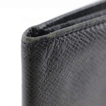 Louis Vuitton Bill Compartment M31002 Taiga Black Porto Cartes Crdit Mens