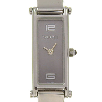 Gucci Watches Quartz 1500L Stainless Steel Silver Gray Dial Women