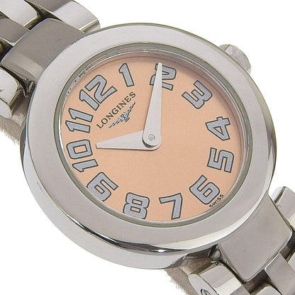 Longines Watches Quartz L5.174.4 Stainless Steel Silver Dolcevita Orange Dial Women