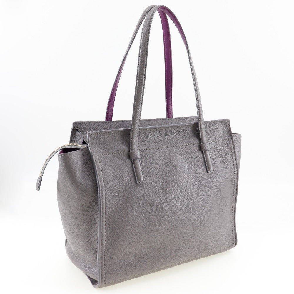 Salvatore Ferragamo Tote Bag 21F216 Leather Gray Amy Women