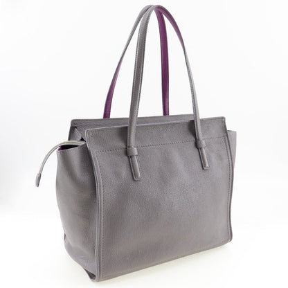 Salvatore Ferragamo Tote Bag 21F216 Leather Gray Amy Women