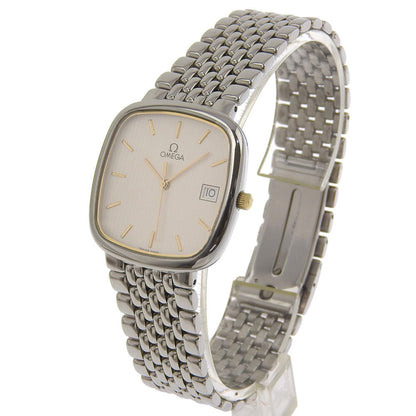 Omega Watches Quartz Stainless Steel Silver De Ville / De Ville Silver Dial Mens