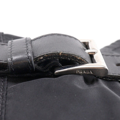 Prada Shoulder Bag Nylon Black Unisex(Unisex)
