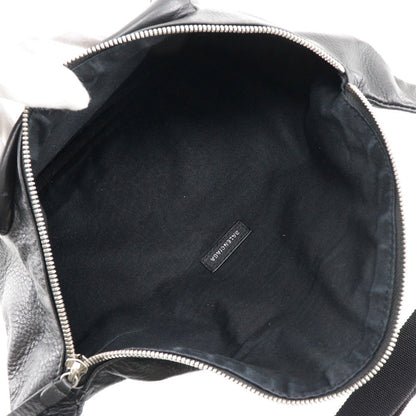 Balenciaga Waist Bag 529765 Dlq4N 1000 Leather Black Every Day Unisex(Unisex)