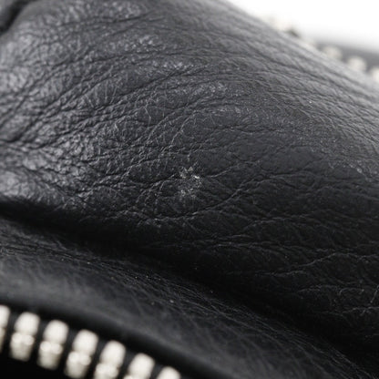 Balenciaga Waist Bag 529765 Dlq4N 1000 Leather Black Every Day Unisex(Unisex)