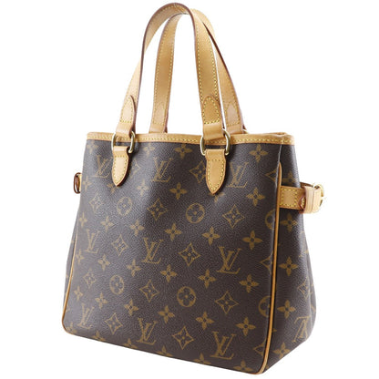 Louis Vuitton Handbag M51156 Monogram Canvas Brown Batignolles Women