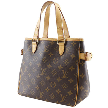 Louis Vuitton Handbag M51156 Monogram Canvas Brown Batignolles Women
