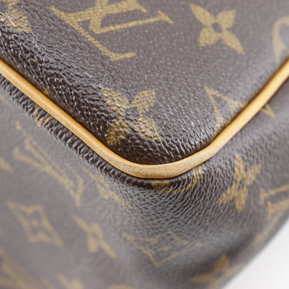 Louis Vuitton Handbag M51156 Monogram Canvas Brown Batignolles Women