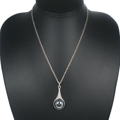 Georg Jensen Necklace Silver925, Hematite Silver Unisex(Unisex)