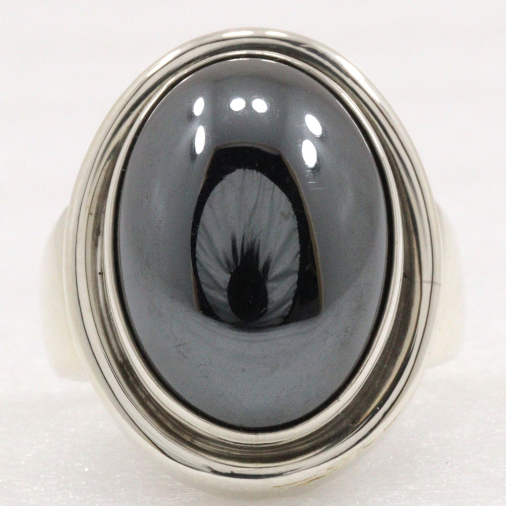 Georg Jensen Ring Silver925, Hematite Silver Women