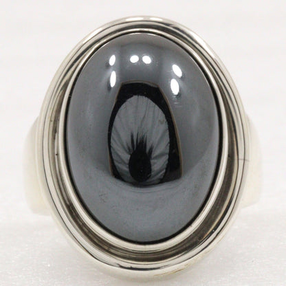Georg Jensen Ring Silver925, Hematite Silver Women
