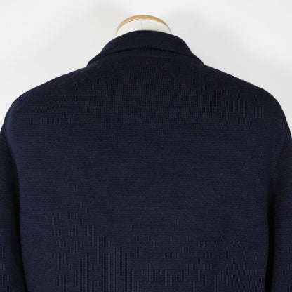 Gucci Sweater Cotton Navy Zip Up Mens Xl