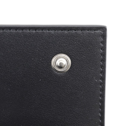 Celine Tri-Fold Wallet 10B573Bel Leather Black Small Trifold Wallet Unisex(Unisex)