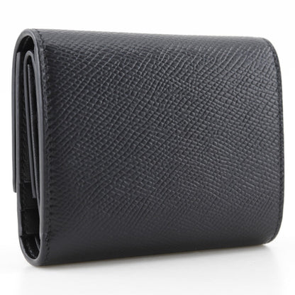 Celine Tri-Fold Wallet 10B573Bel Leather Black Small Trifold Wallet Unisex(Unisex)