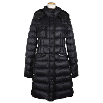Moncler Down Jacket F20931C51100 53048 Nylon Black Hermine Women 1