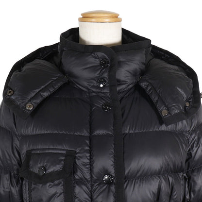 Moncler Down Jacket F20931C51100 53048 Nylon Black Hermine Women 1