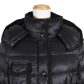 Moncler Down Jacket F20931C51100 53048 Nylon Black Hermine Women 1