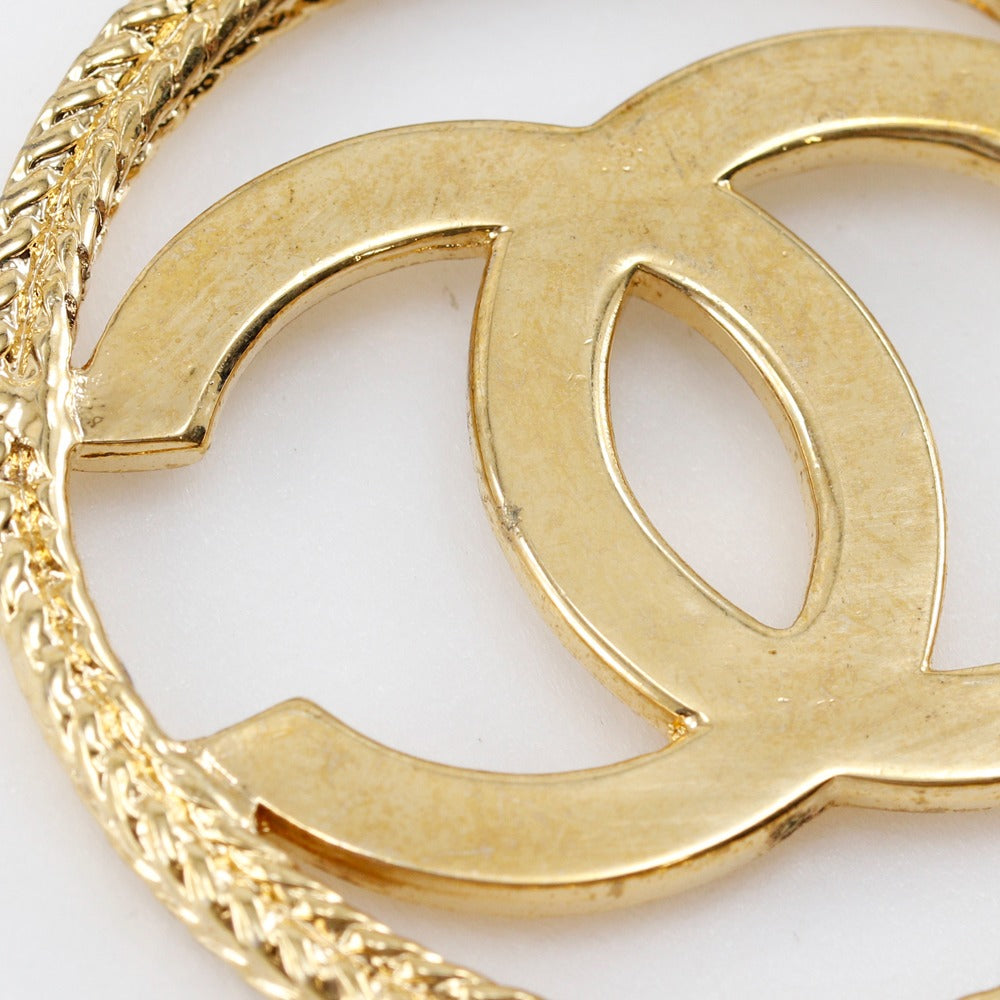 Chanel Key Ring Plated Gold Gold Vintage Coco Mark Women