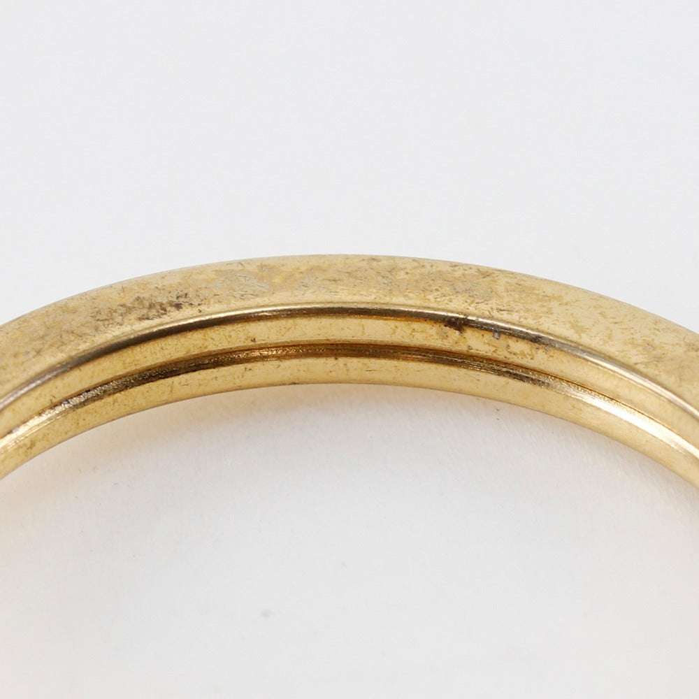 Chanel Key Ring Plated Gold Gold Vintage Coco Mark Women