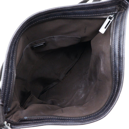 Fendi Shoulder Bag Canvas Brown Zucchino One Belt Women