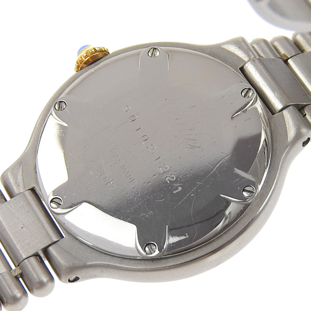 Cartier Watches Quartz Stainless Steel Silver Must White Dial Women